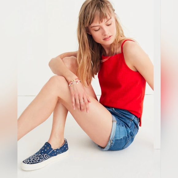 Madewell Red Apron Tank - Picture 2 of 9